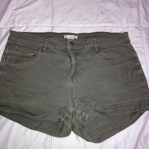 H&M Army Green shorts